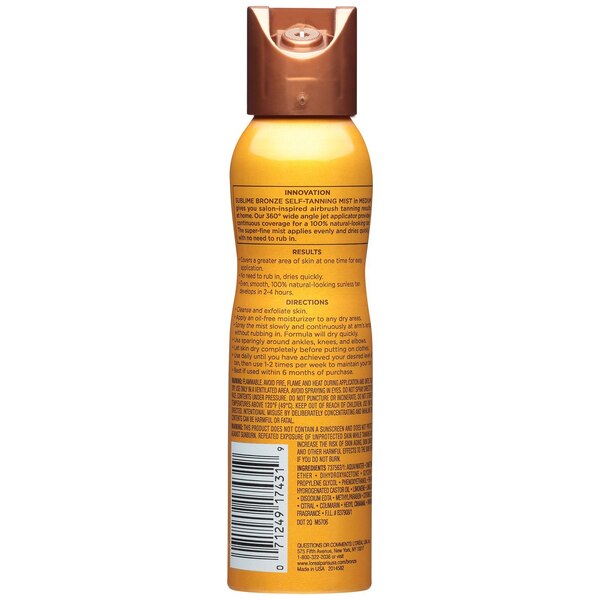 L'Oreal Paris Sublime Bronze ProPerfect Salon Airbrush Self-tanning Mist