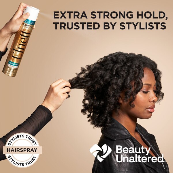 L'Oreal Paris Elnett Satin Extra Strong Hold Hair Spray, Unscented, 11 OZ