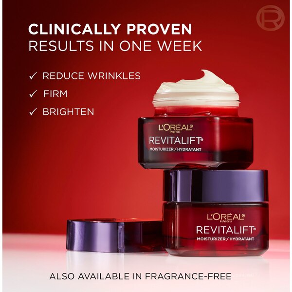 L'Oreal Paris Revitalift Triple Power Anti-Aging Face Moisturizer, 1.7 OZ