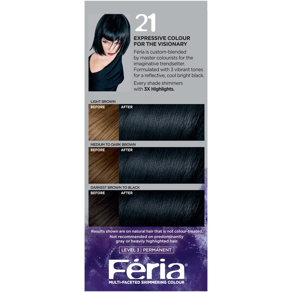 L'Oreal Paris Feria Multi-Faceted Shimmering Permanent Hair Color