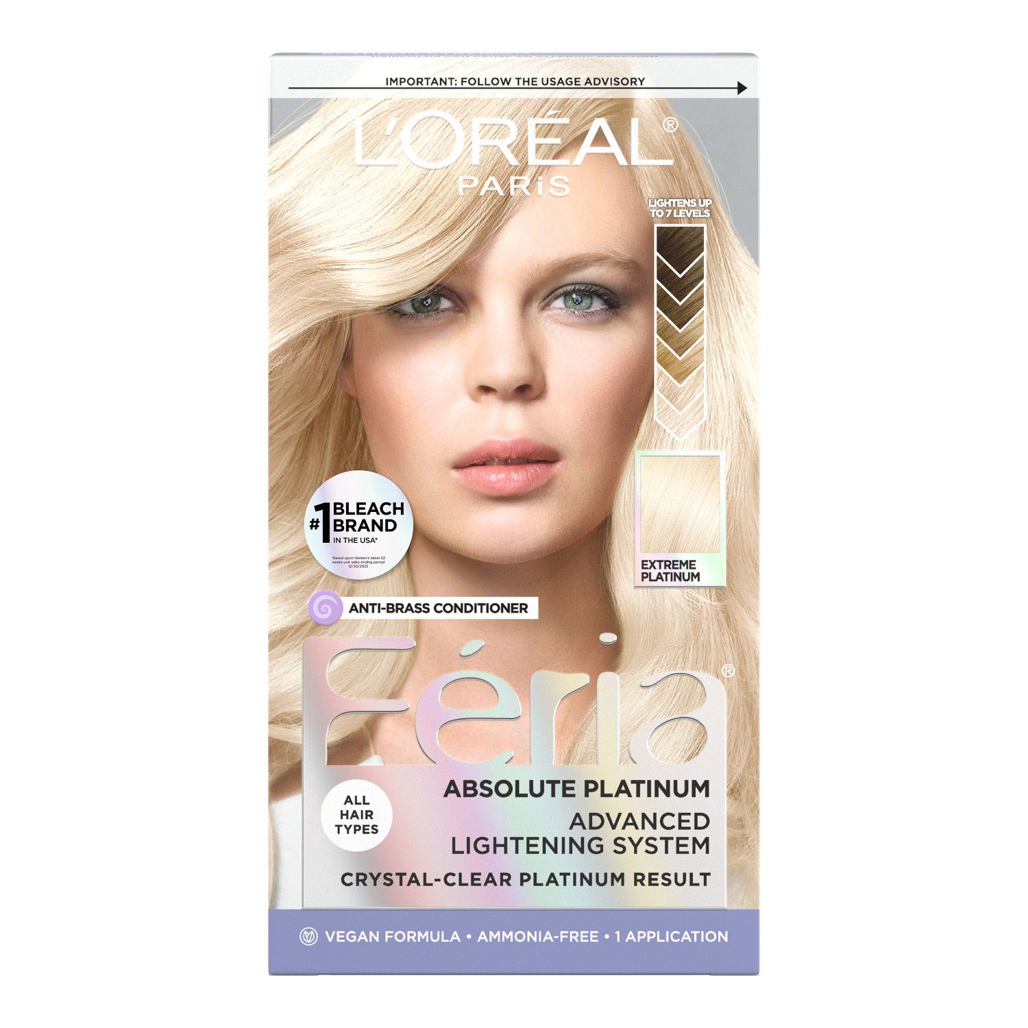 L'Oreal Paris Feria Advanced Lightening System Bleach