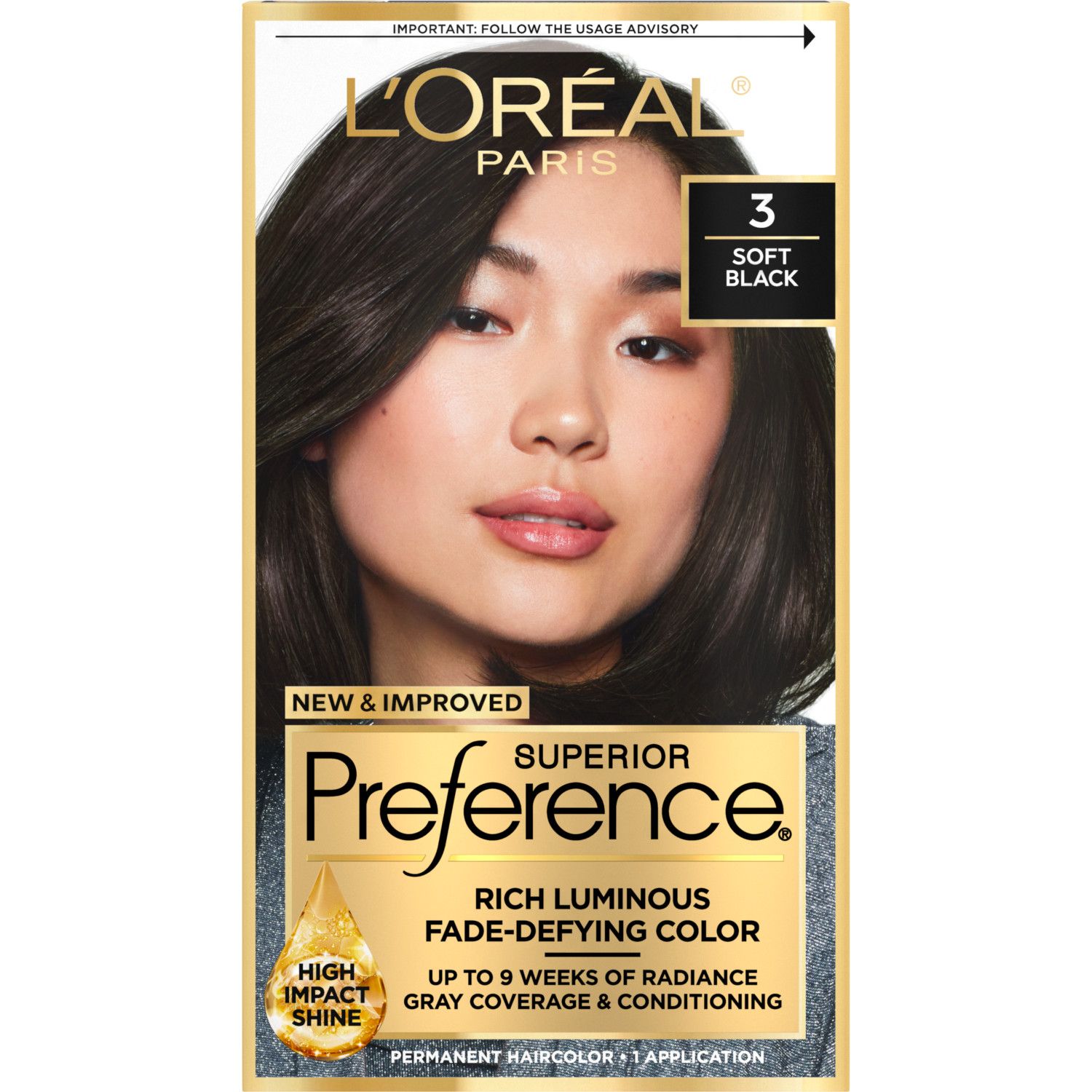 L'Oreal Paris Superior Preference Fade-Defying Shine Permanent Hair Color