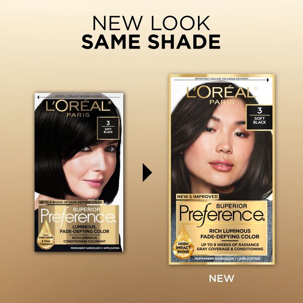 L'Oreal Paris Superior Preference Fade-Defying Shine Permanent Hair Color