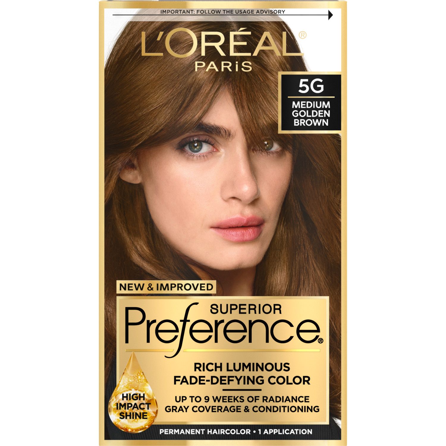 L'Oreal Paris Superior Preference Fade-Defying Shine Permanent Hair Color