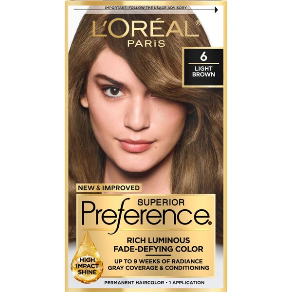 L'Oreal Paris Superior Preference Fade-Defying Shine Permanent Hair Color