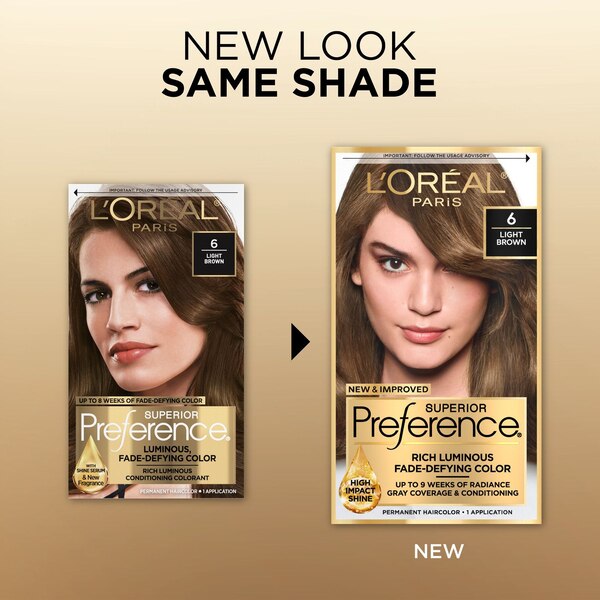 L'Oreal Paris Superior Preference Fade-Defying Shine Permanent Hair Color