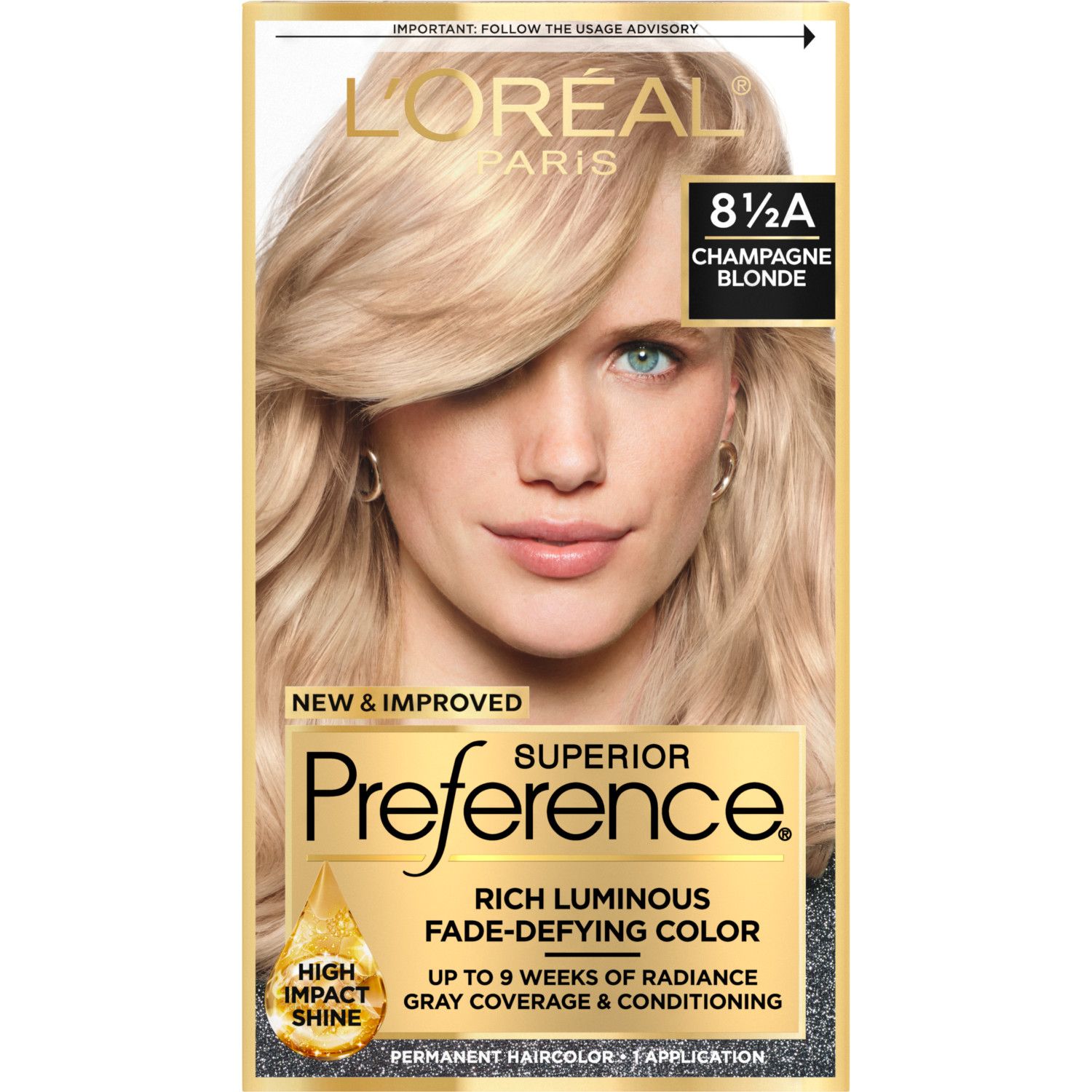 L'Oreal Paris Superior Preference Fade-Defying Shine Permanent Hair Color