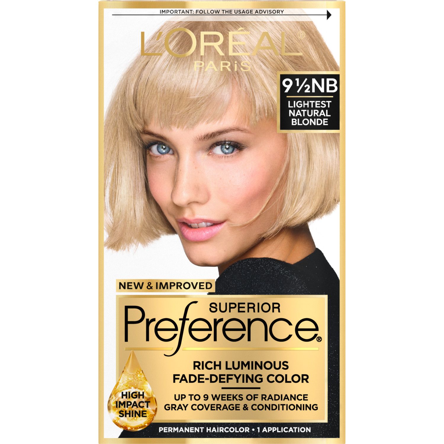 L'Oreal Paris Superior Preference Fade-Defying Shine Permanent Hair Color