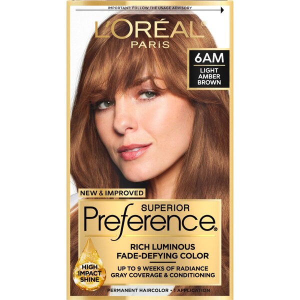 L'Oreal Paris Superior Preference Fade-Defying Shine Permanent Hair Color