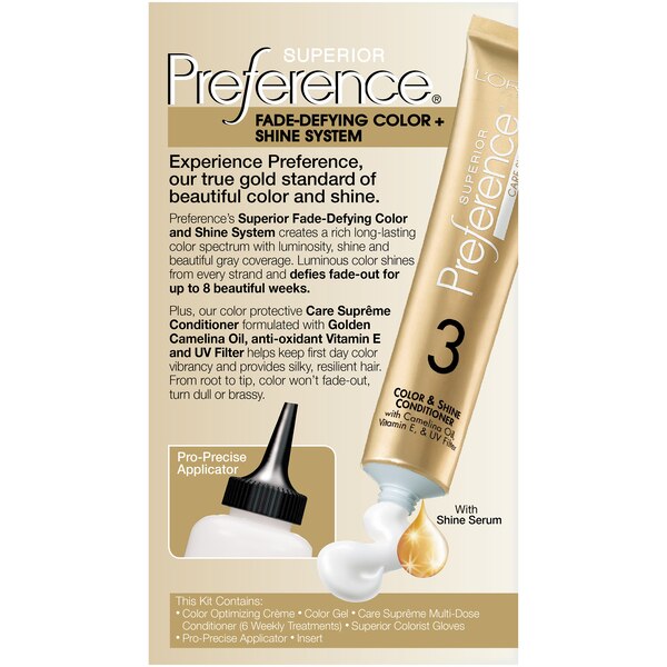 L'Oreal Paris Superior Preference Fade-Defying Shine Permanent Hair Color