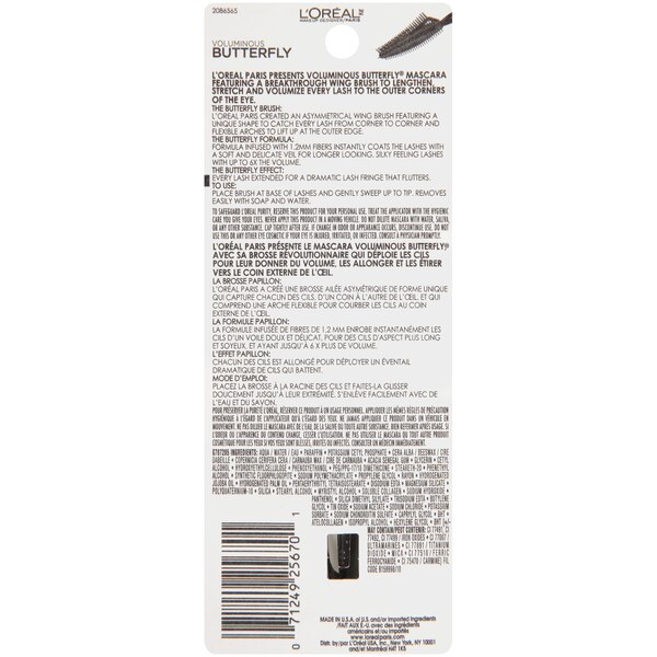 L'Oreal Paris Voluminous Butterfly Washable Mascara