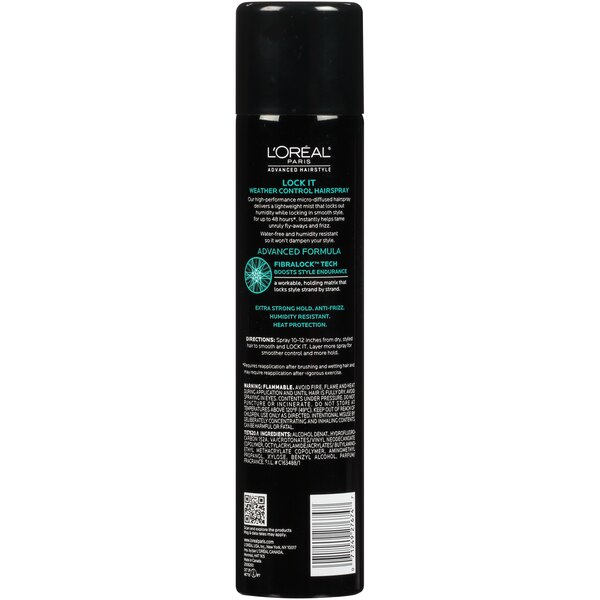 L'Oreal Paris Advanced Hairstyle Lock It Weather Control Hair Spray