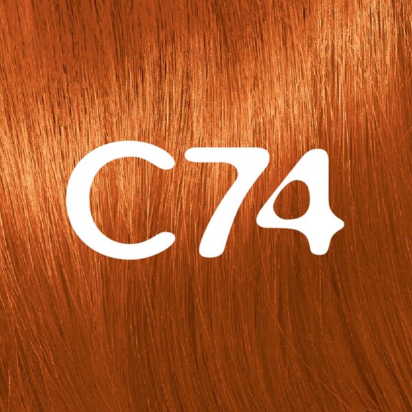 L'Oreal Paris Feria Multi-Faceted Shimmering Permanent Hair Color, C74 Copper Crave