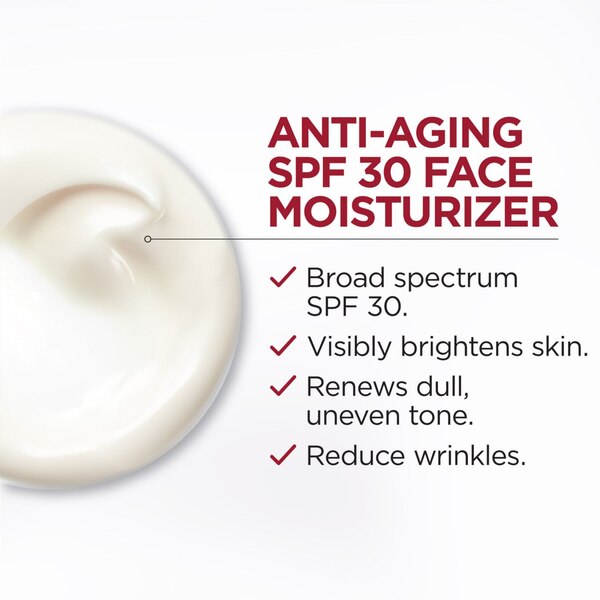 L'Oreal Paris Revitalift Bright Reveal SPF 30 Moisturizer, 1 OZ