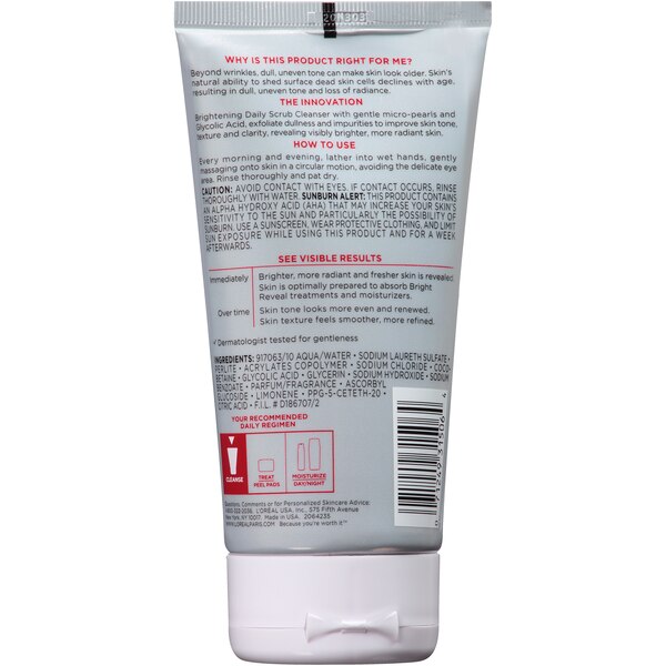 L'Oreal Paris Revitalift Bright Reveal Cleanser, 5 OZ