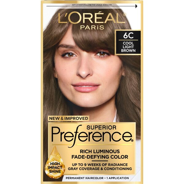 L'Oreal Paris Superior Preference Fade-Defying Shine Permanent Hair Color