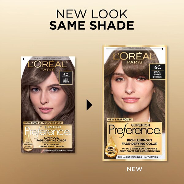 L'Oreal Paris Superior Preference Fade-Defying Shine Permanent Hair Color