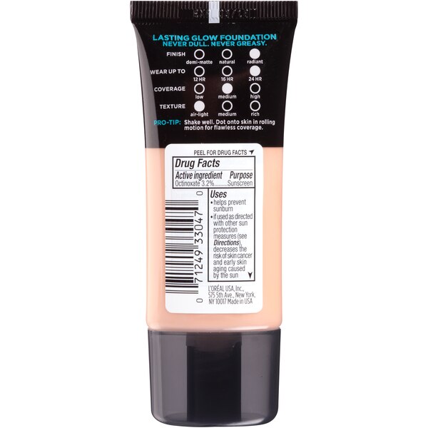 L'Oreal Paris Infallible Pro-Glow Foundation