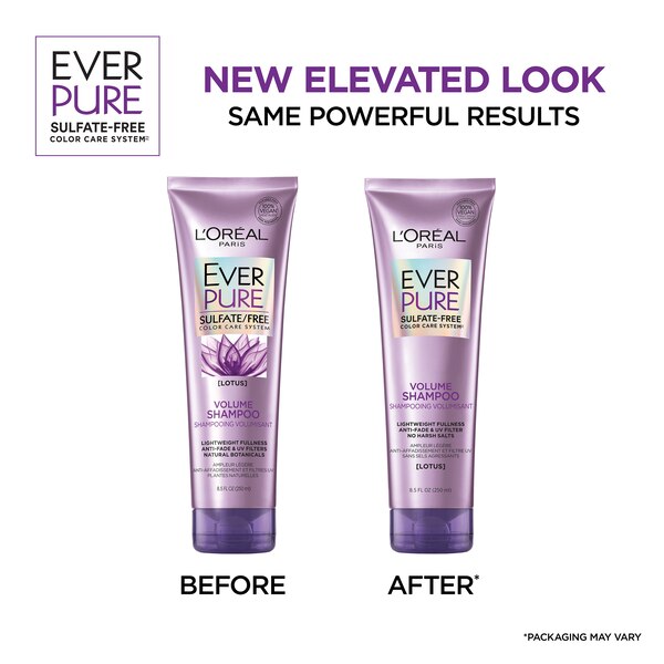 L'Oreal Paris EverPure Sulfate Free Volume Shampoo, 8.5 OZ