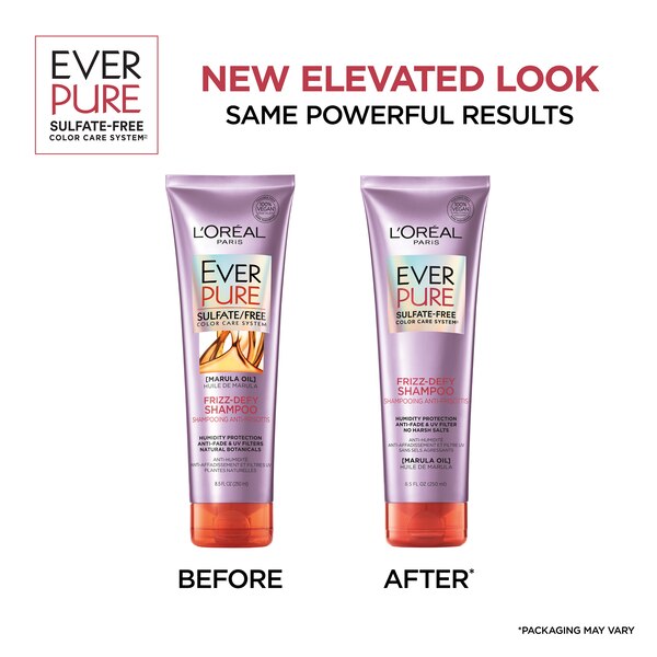 L'Oreal Paris EverPure Sulfate Free Frizz-Defy Shampoo
