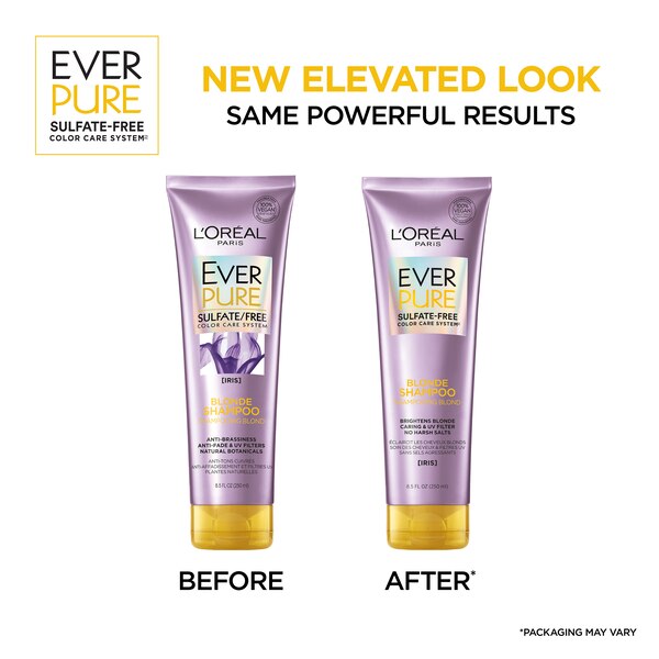 L'Oreal Paris EverPure Sulfate Free Blonde Shampoo, 8.5 OZ