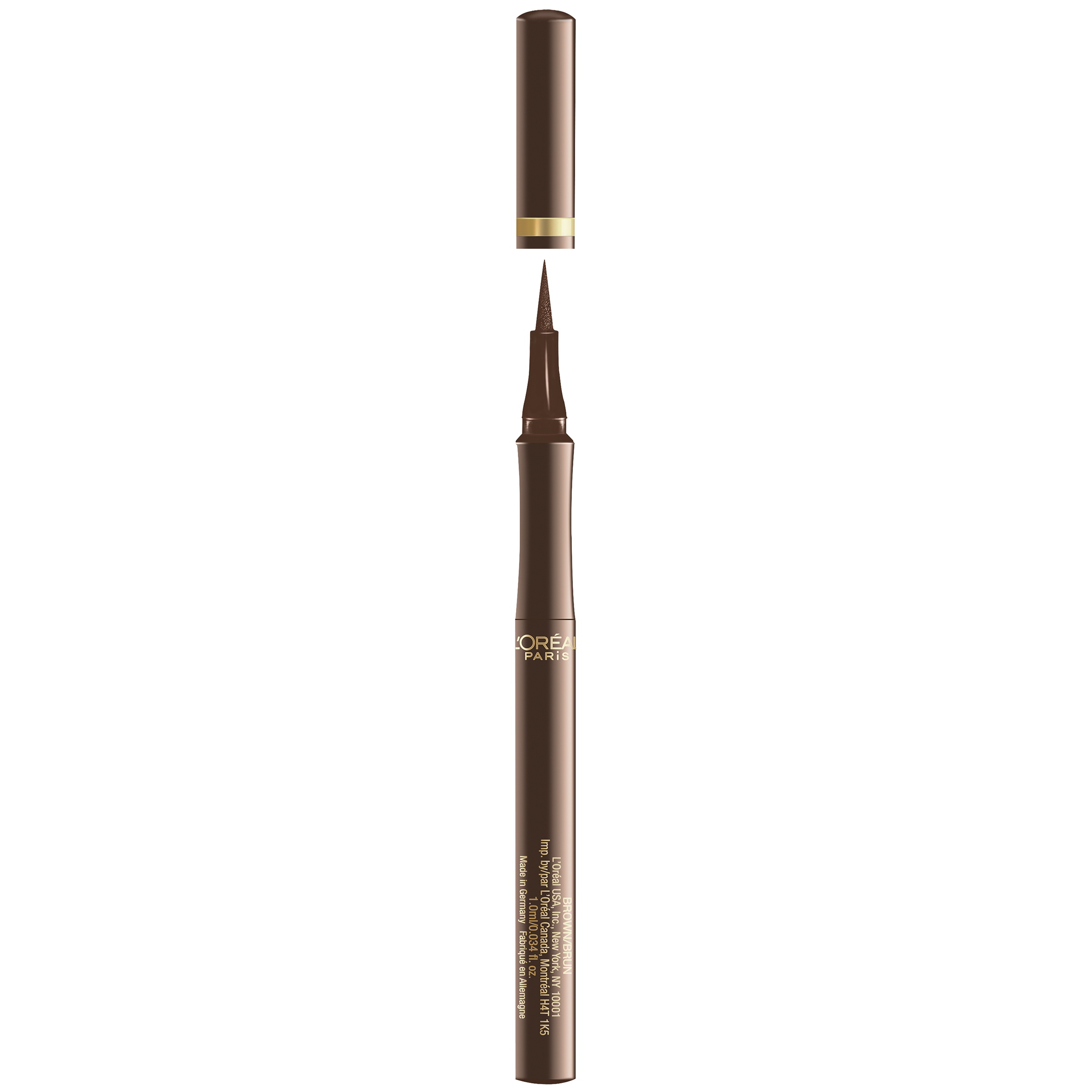 L'Oreal Paris Infallible Super Slim - Delineador líquido, 0.034 oz