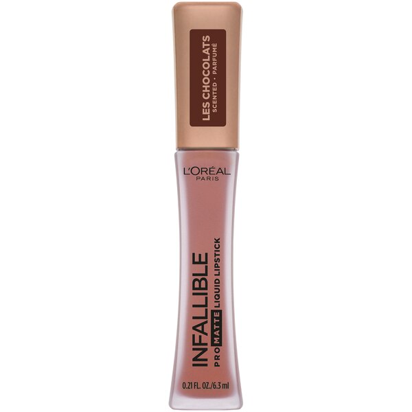 L'Oreal Paris Infallible Pro Matte Les Chocolats Scented Liquid Lipstick, Dose of Cocoa