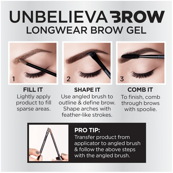 L'Oreal Paris Unbelieva-Brow Longwear Waterproof Brow Gel