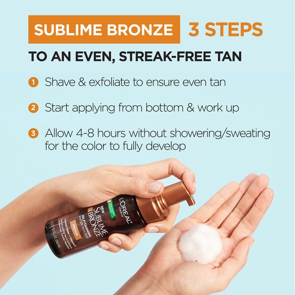 L'Oreal Paris Sublime Bronze Hydrating Self Tanning Water Mousse