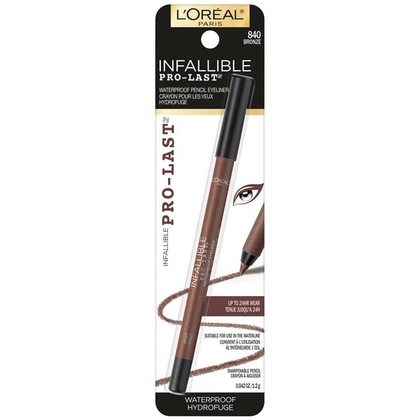 L'Oreal Paris Infallible Pro-Last Waterproof, Up to 24HR Pencil Eyeliner