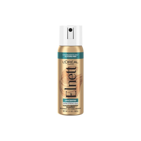L'Oreal Paris Elnett Satin Extra Strong Hold Hair Spray, Unscented, 2.2 OZ