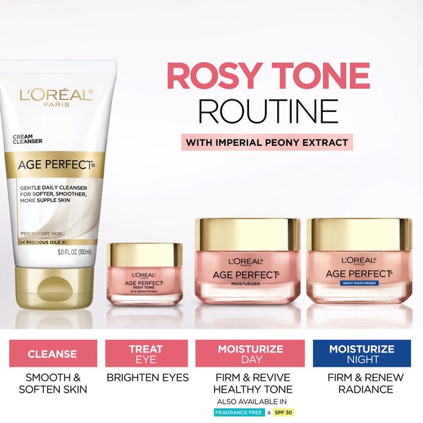 L'Oreal Paris Age Perfect Rosy Tone Broad Spectrum SPF 30 Tinted Sunscreen
