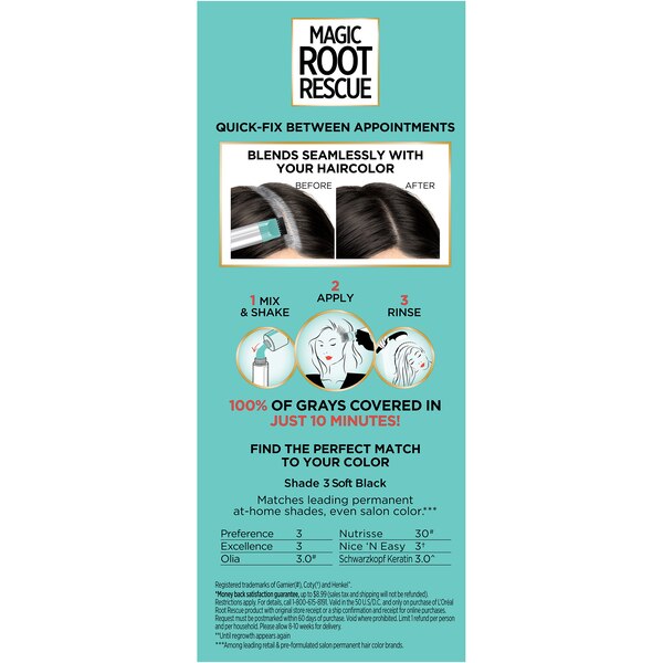 L'Oreal Paris Magic Root Rescue 10 Minute Root Hair Coloring Kit