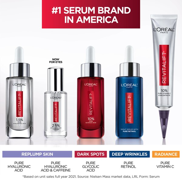 L'Oreal Paris Revitalift Derm Intensives 10% Pure Glycolic Acid Face Serum