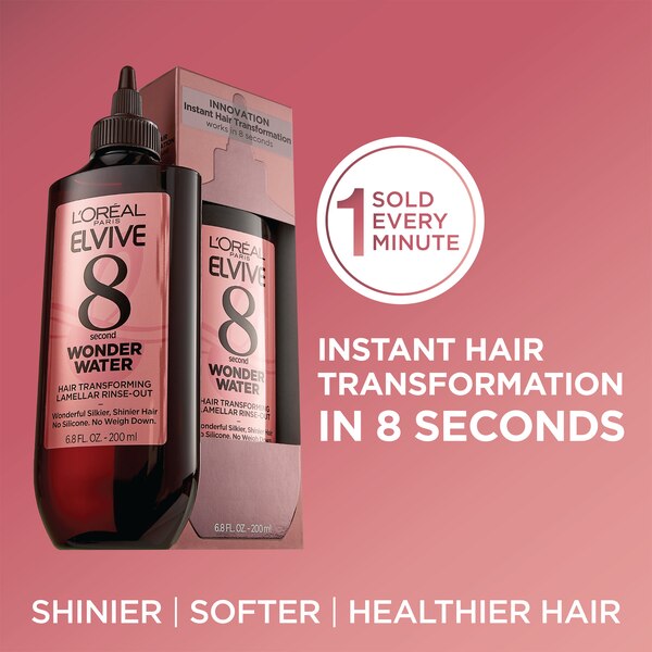 L'Oreal Paris Elvive 8 Second Wonder Water Lamellar Rinse Out, 6.8 OZ