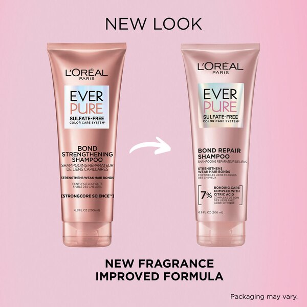 L'Oreal Paris EverPure Sulfate Free Bond Strengthening Shampoo, 6.8 OZ