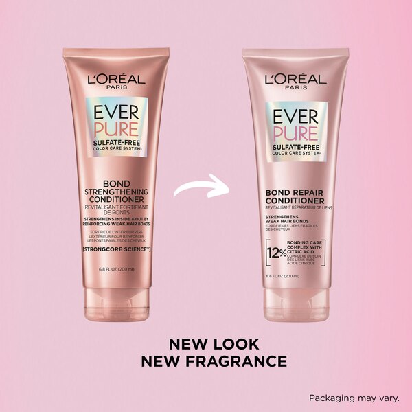 L'Oreal Paris EverPure Sulfate Free Bond Strengthening Conditioner, 6.8 OZ