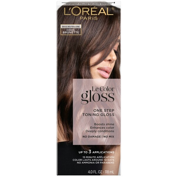 L'Oreal Paris Le Color Gloss One Step In-Shower Toning Gloss, 4 OZ