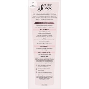 L'Oreal Paris Le Color Gloss One Step In-Shower Toning Gloss, Cool Brunette