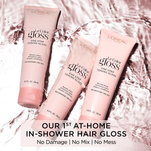 L'Oreal Paris Le Color Gloss One Step In-Shower Toning Gloss, Clear
