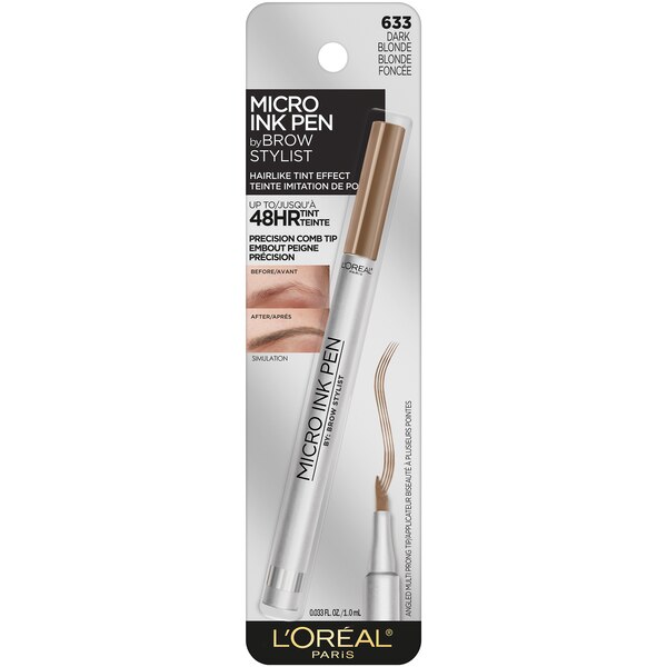 L'Oreal Paris Brow Stylist Micro Ink Pen by Brow Stylist, Up to 48HR Wear