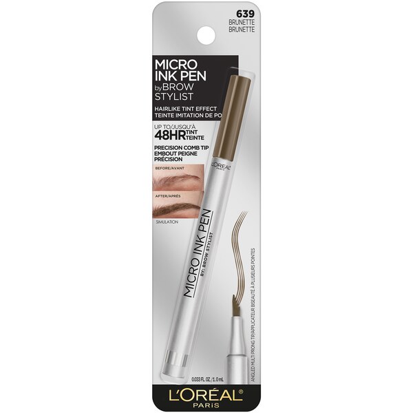 L'Oreal Paris Brow Stylist Micro Ink Pen by Brow Stylist, Up to 48HR Wear