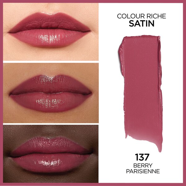 L'Oreal Paris Colour Riche Original Satin Lipstick for Moisturized Lips