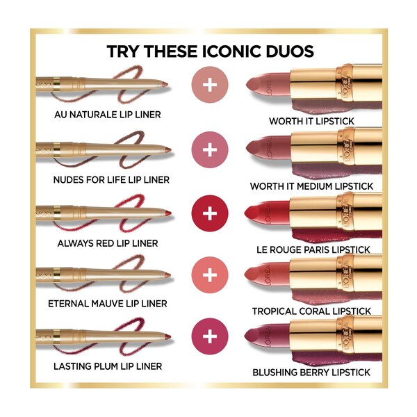 L'Oreal Paris Colour Riche Original Satin Lipstick for Moisturized Lips