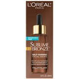 L'Oreal Paris Sublime Bronze Self Tanning Facial Drops, Fragrance-Free, thumbnail image