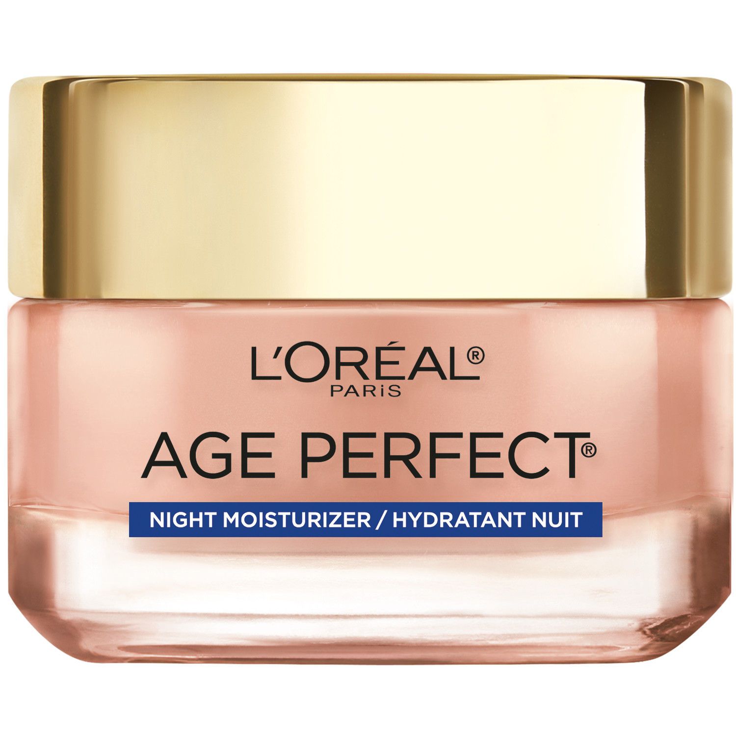 L'Oreal Paris Age Perfect Rosy Tone Cooling Night Moisturizer, 1.7 OZ