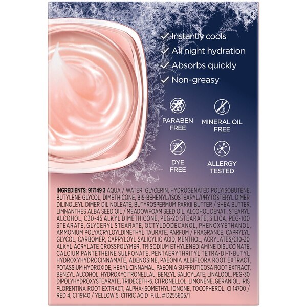 L'Oreal Paris Age Perfect Rosy Tone Cooling Night Moisturizer, 1.7 OZ