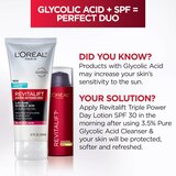 L'Oreal Paris Revitalift Derm Intensives 3.5% Glycolic Acid Cleanser, 6.7 OZ, thumbnail image 5 of 7