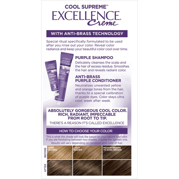 L'Oreal Paris Excellence Cool Supreme Permanent Gray Coverage Hair Color