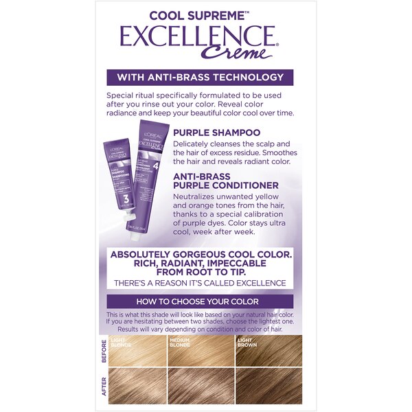 L'Oreal Paris Excellence Cool Supreme Permanent Gray Coverage Hair Color
